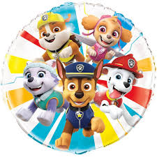 18" Paw Patrol Round Foil Balloon