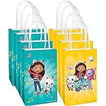 Gabby's Dollhouse Kraft Bags 8 count