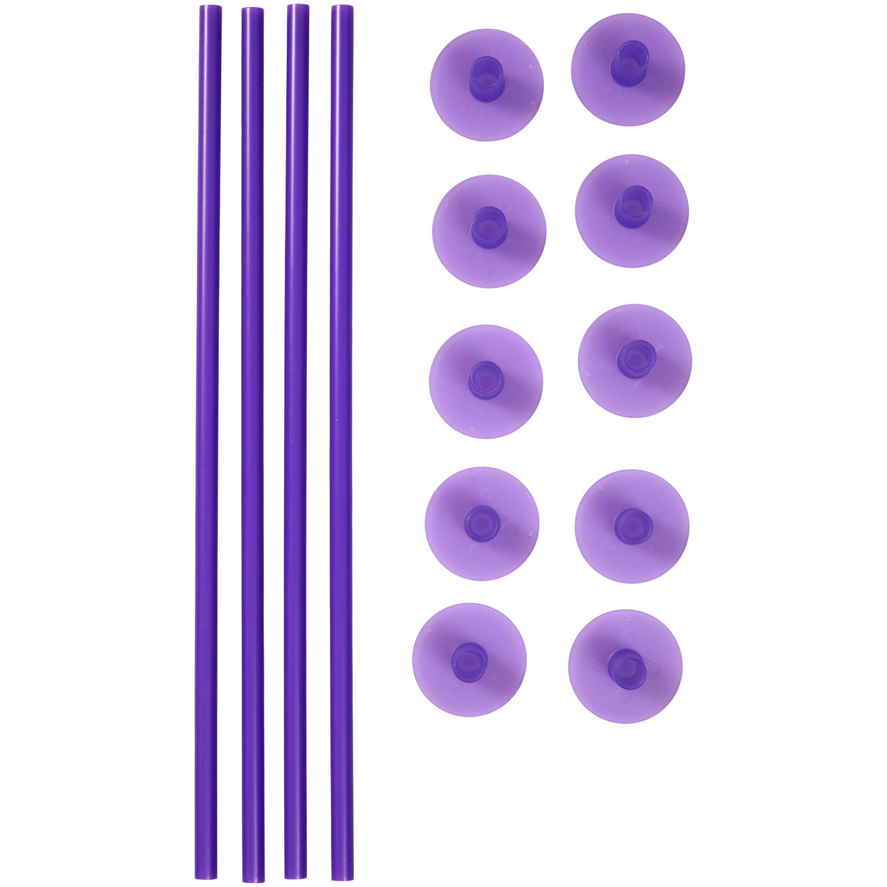Wilton Support Rods and caps (4 count 12inches)