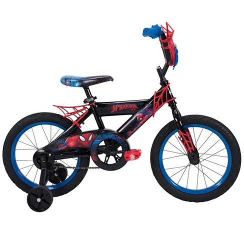 Huffy Marvel SpiderMan Bike 16 Blue