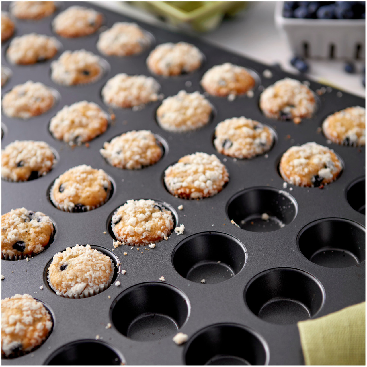 Wilton NonStick Mega Mini Muffin and Cupcake Pan 48CT