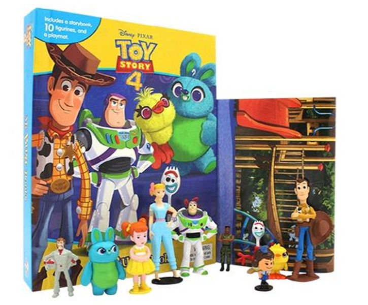 Toy Story 4 My Busy Book w/ Storybook 10 Figurines