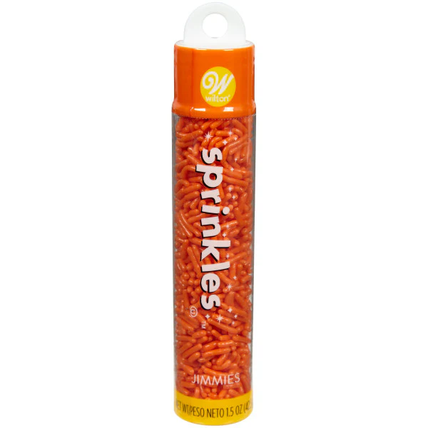 Wilton Orange Jimmies Sprinkles