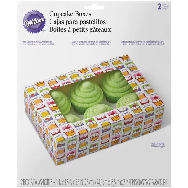 Wilton Cupcake boxes 2 count