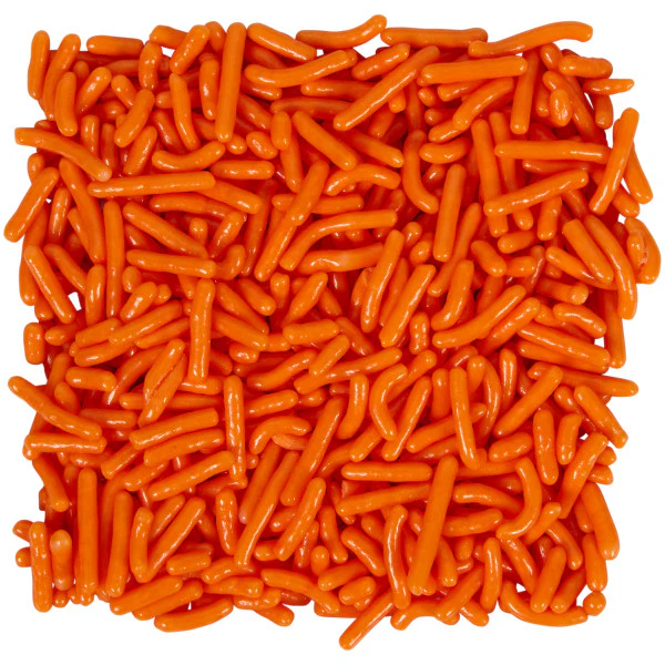 Wilton Orange Jimmies Sprinkles