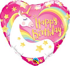 Burton & Burton Magical Unicorn Heart Balloon