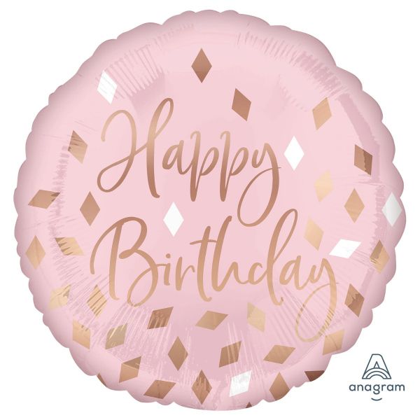 18 inch Standard Blush Birthday