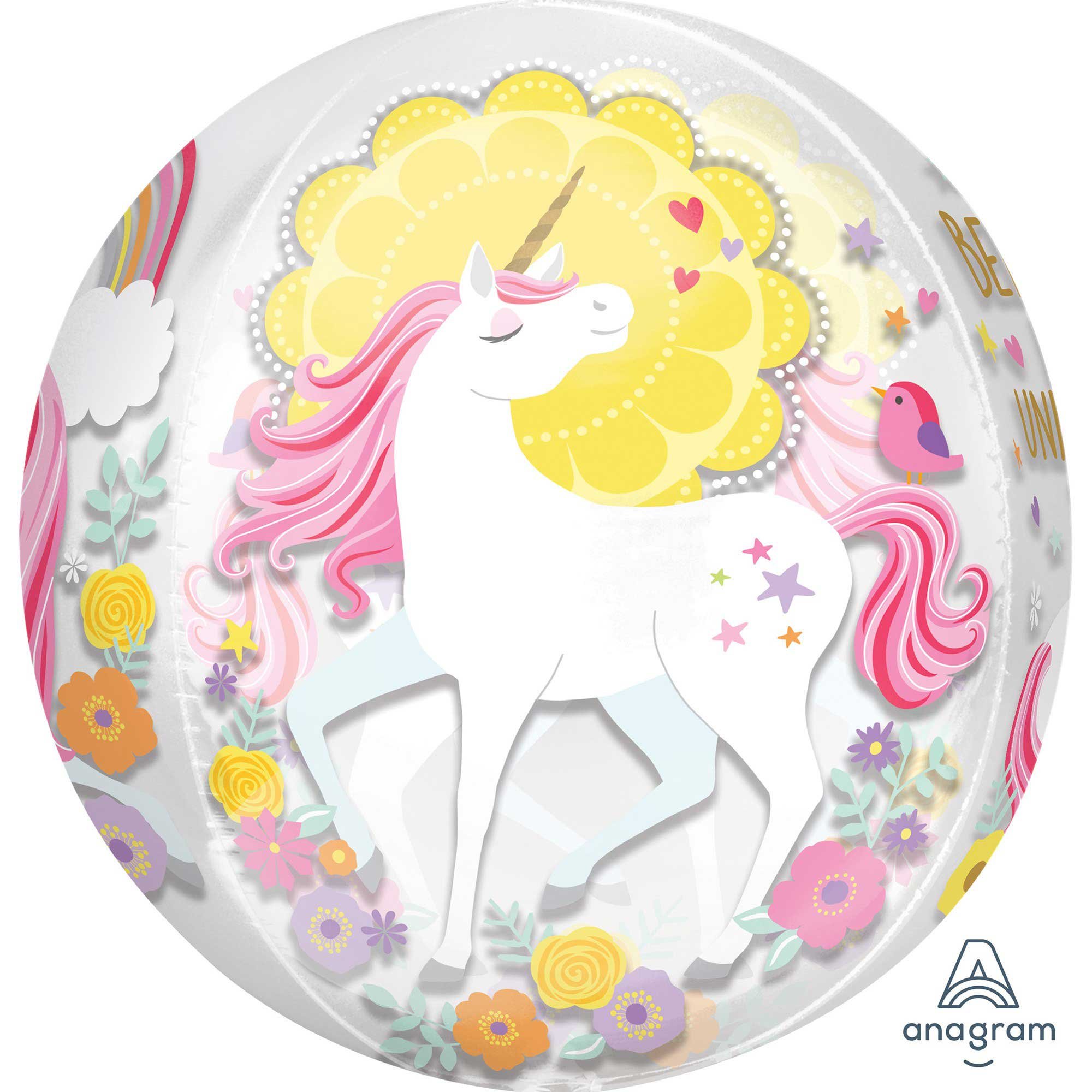 Magical Unicorn orbz Foil Balloon