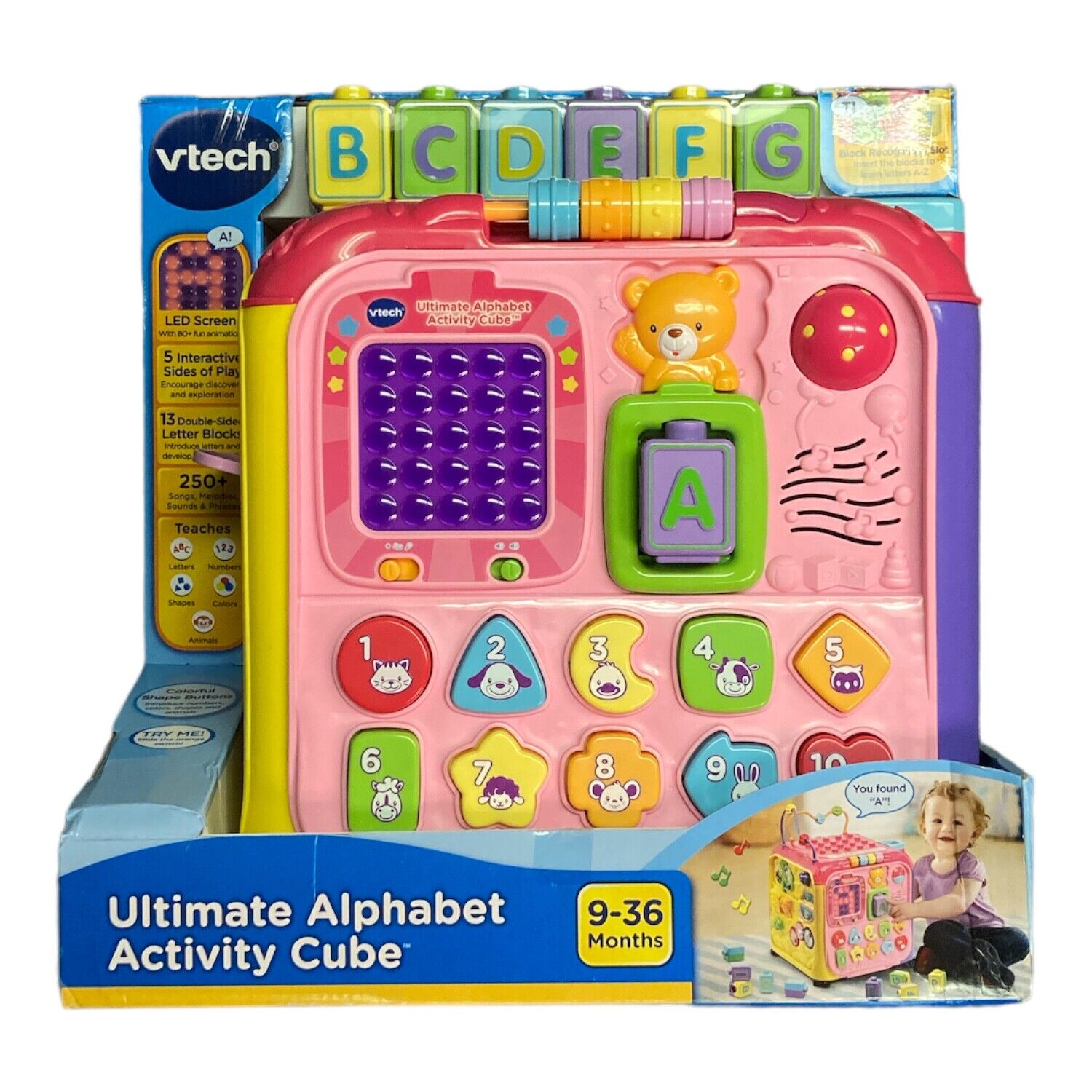 Vtech Ultimate Alphabet Cube Pink