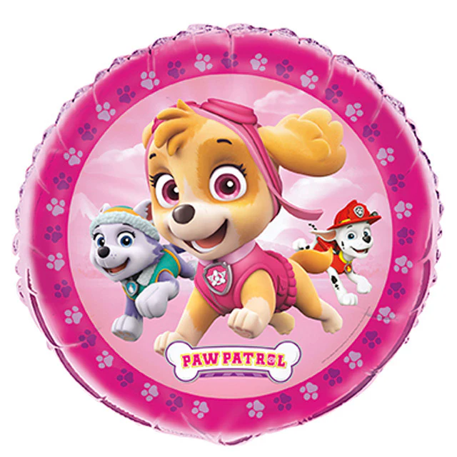 18" Paw Patrol Girl Foil Balloon