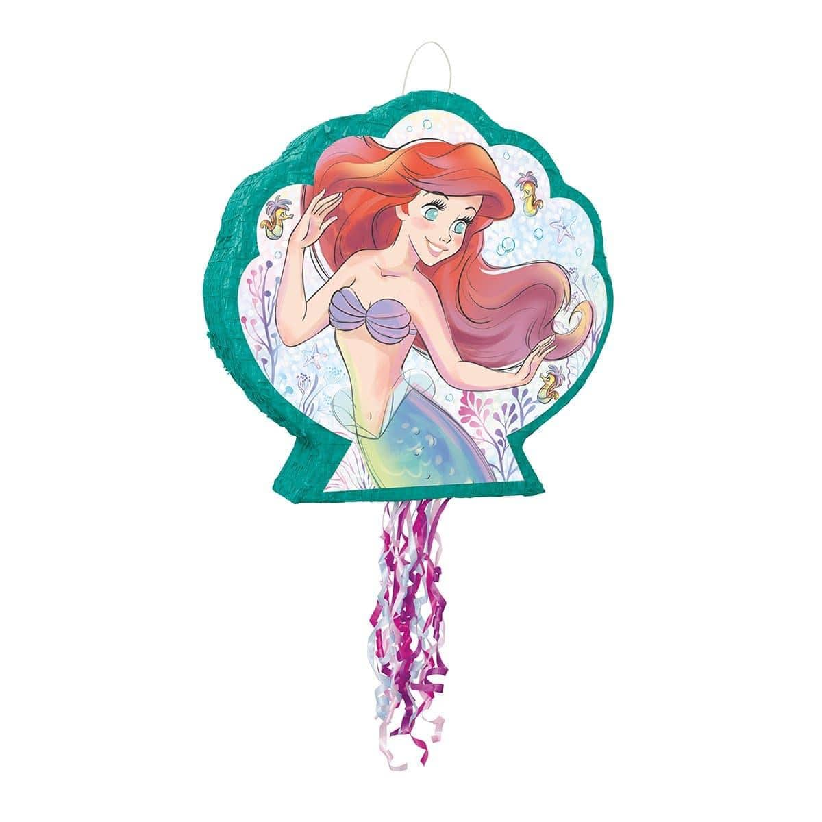 The Little Mermaid Pinata Pull String
