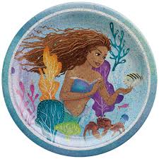 The Little Mermaid 9inch plates