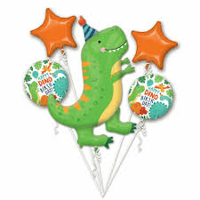 Happy Dino Birthday Balloon Bouquet