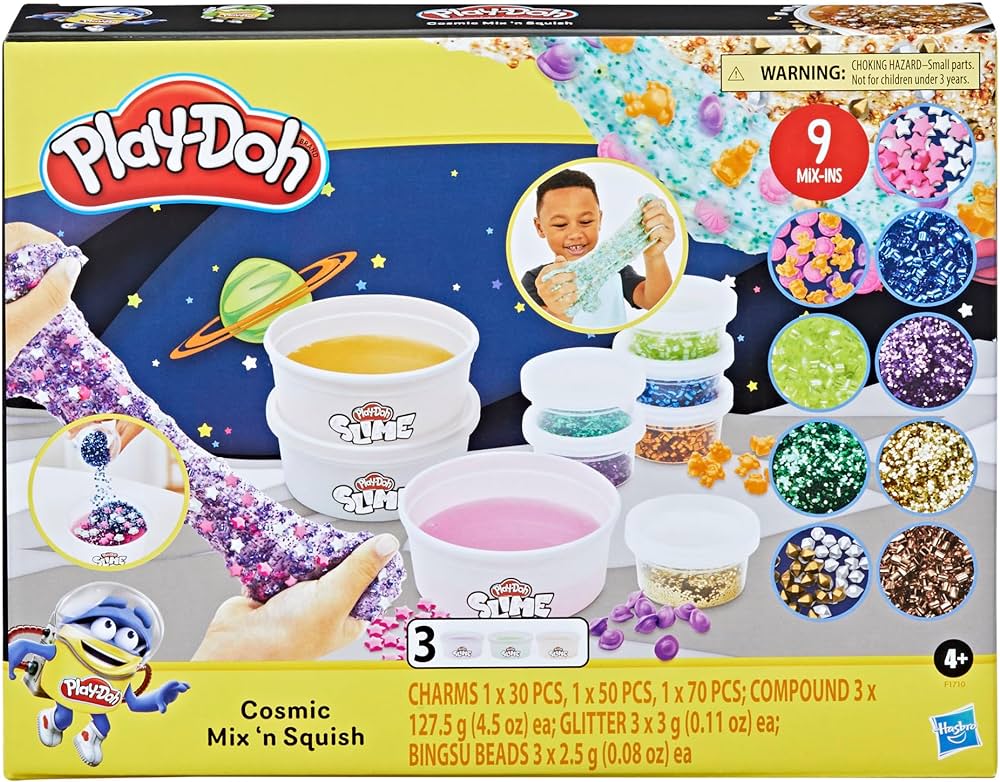 PlayDoh Slime Cosmic Mix 'n Squish