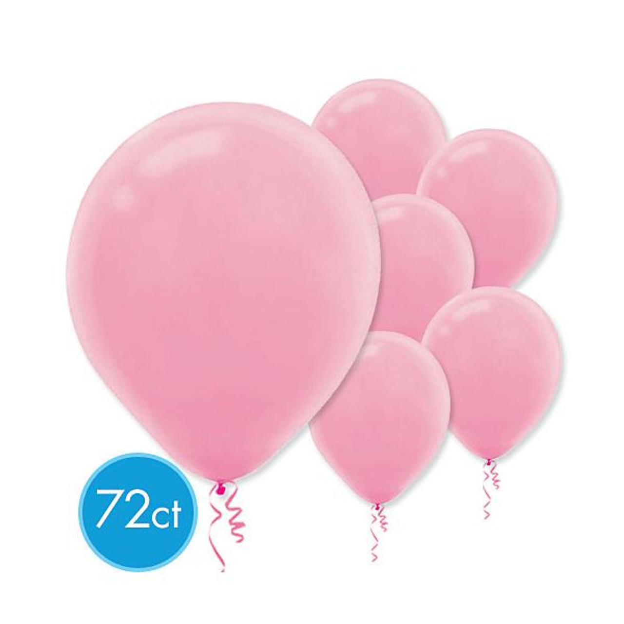 New Pink 12in-72ct Latex Balloon