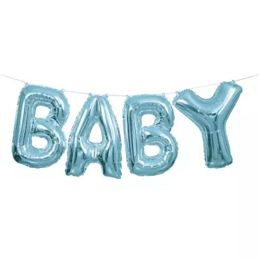 Unique baby balloon banner Kit Blue