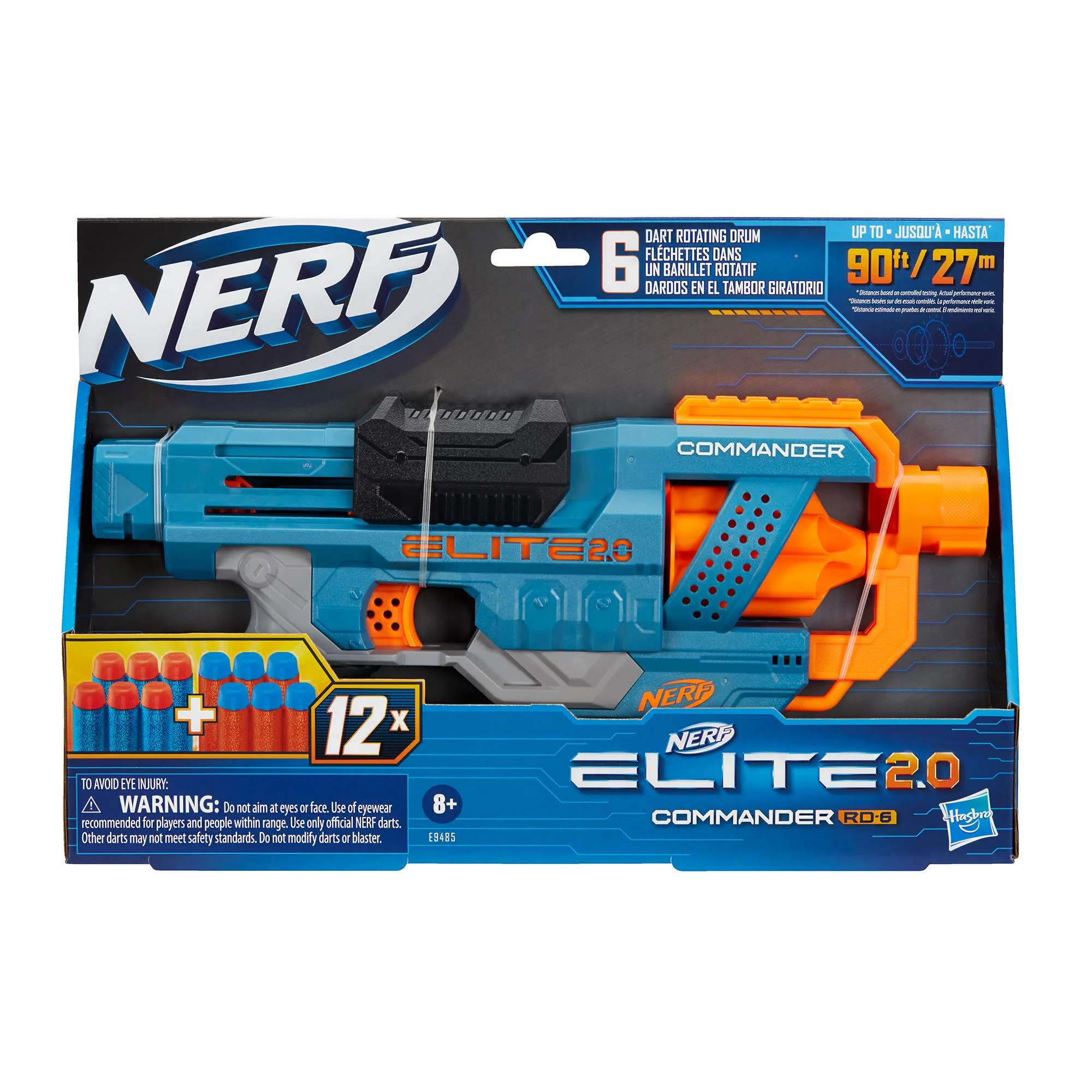 Nerf Elite 2.0 Commander RD6 Dart Blaster