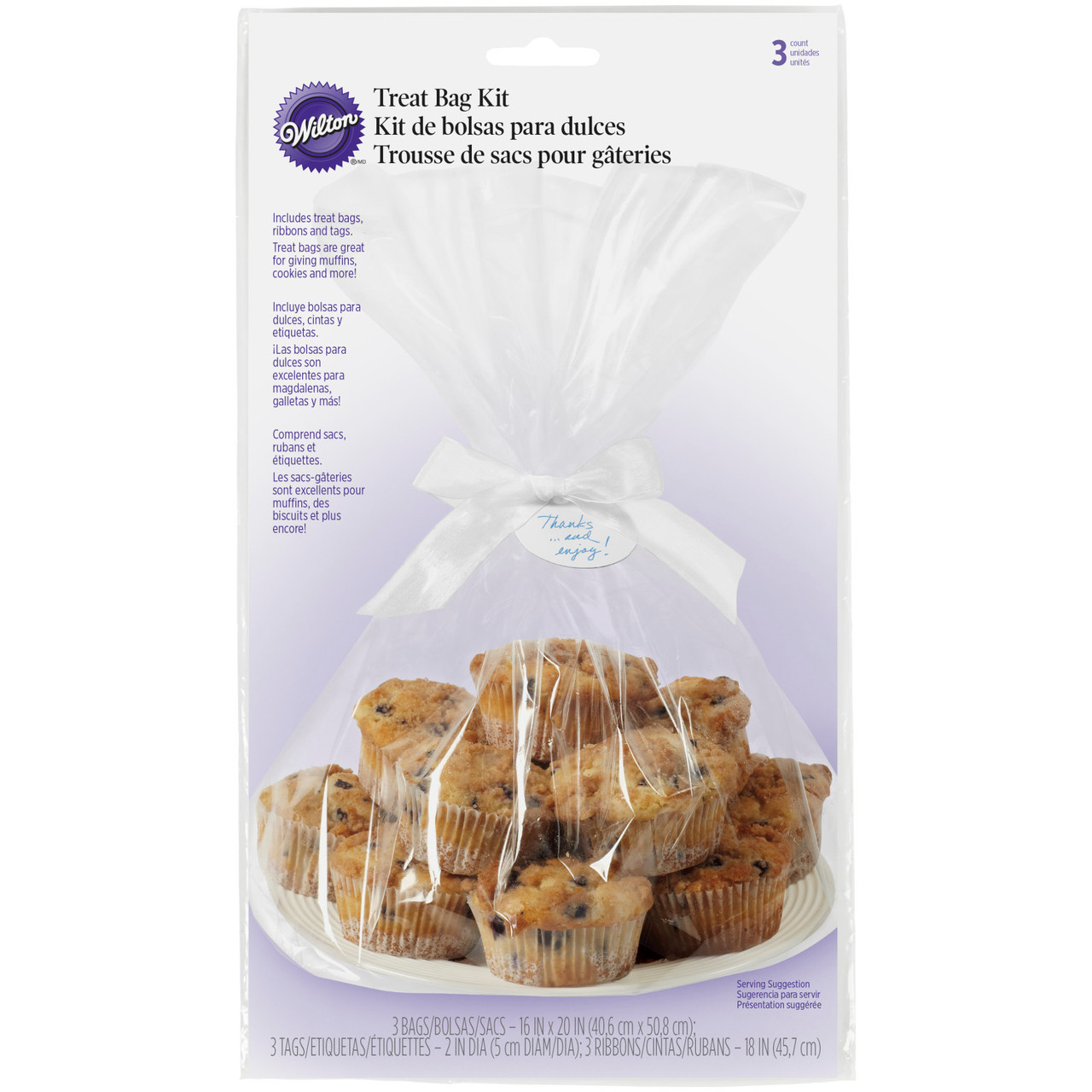 Wilton Treat Bag Kit 3 count