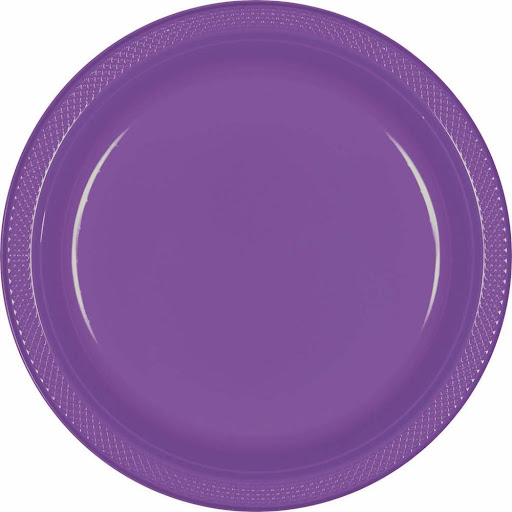 Purple Plastic Plates