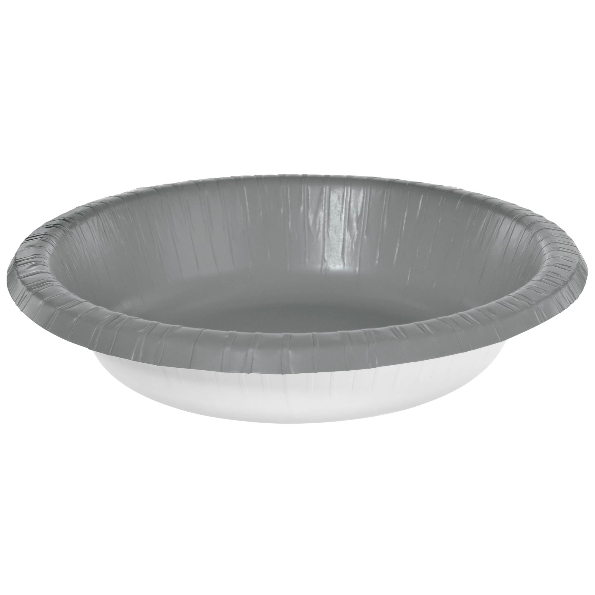 Silver Plastic Bowls