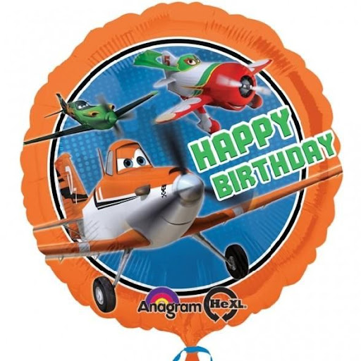 Disney Planes Happy Birthday Standard 17 MultiCol