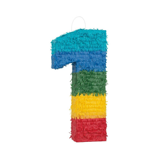 Number 1 Shaped Pinata