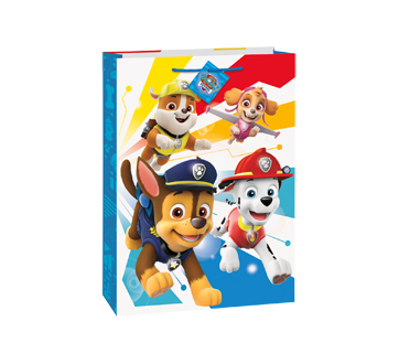 paw patrol medium giftbag
