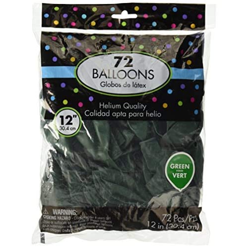 Festive Green 12in-72ct Latex Balloon