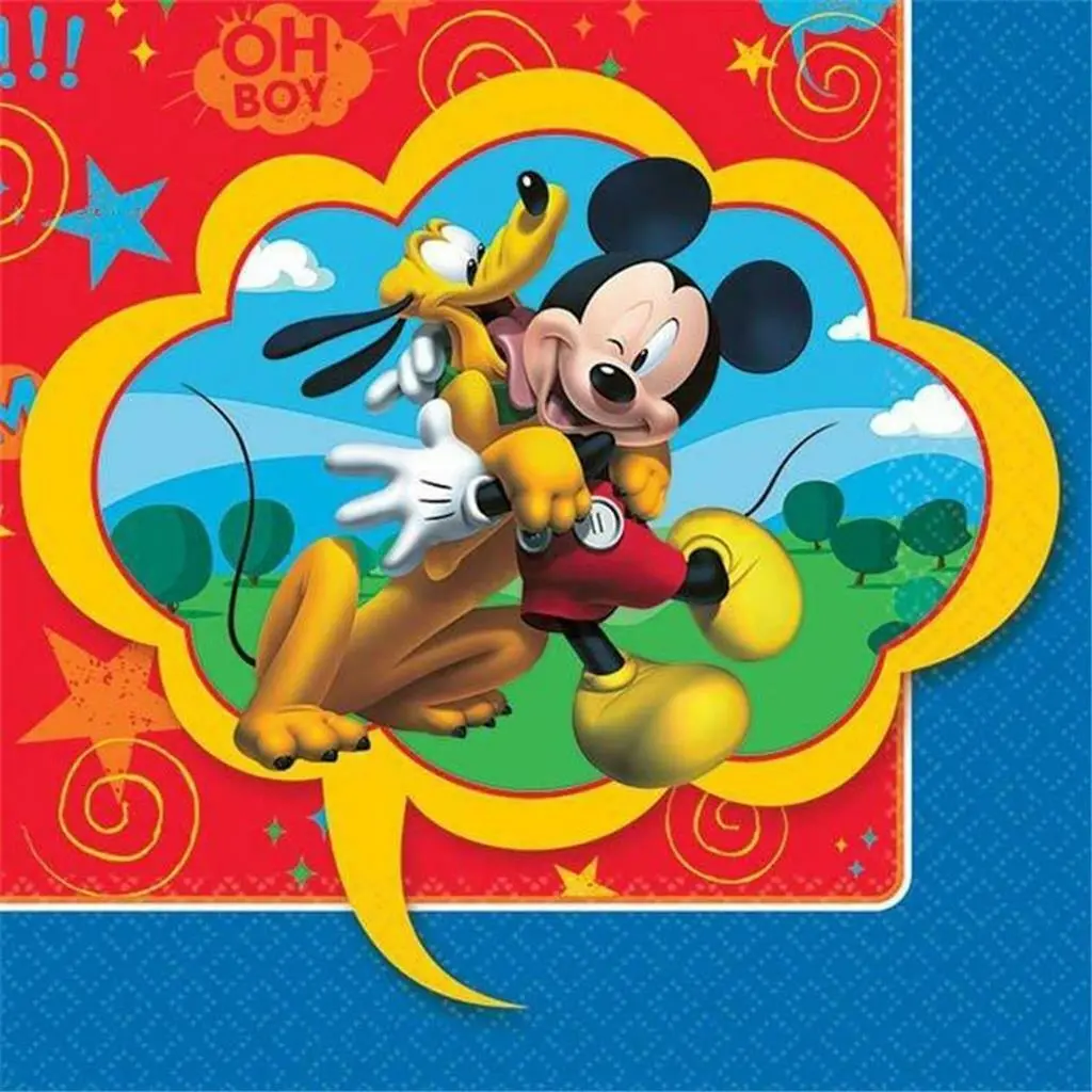 Mickey Mouse 16 count 2 ply beverage Napkins