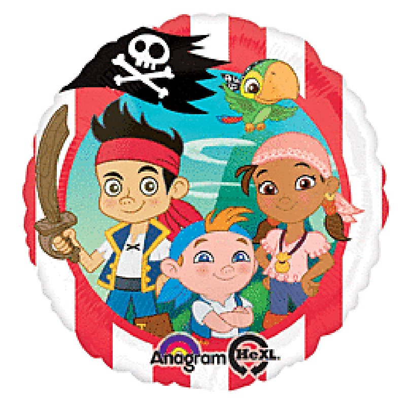 Jake and the neverland pirates foil balloon