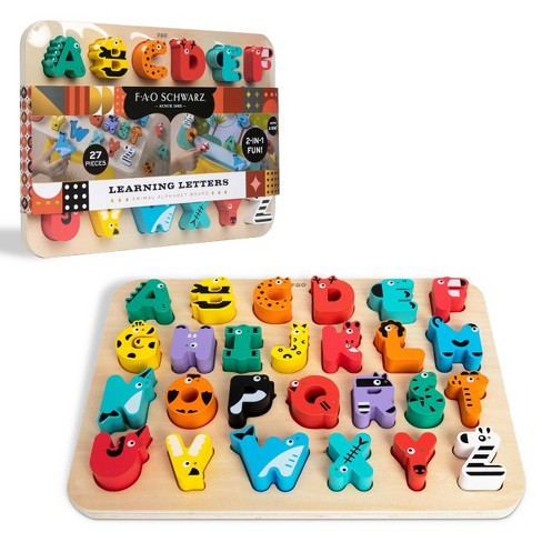 Fao Schwarz Learning Letters Animal Alphabet Board