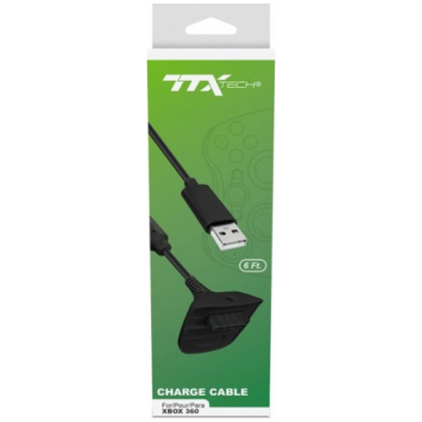 Xbox 360 Play & Charge Black TTX