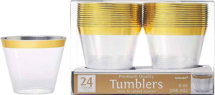 Plastic Tumblers Party Supplies