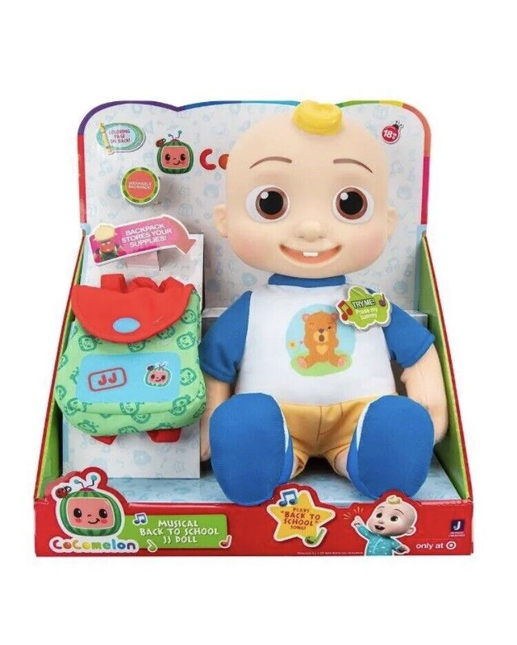 Cocomelon Back to School JJ Doll Plush