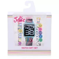 Justice Neon Watch Gift Set