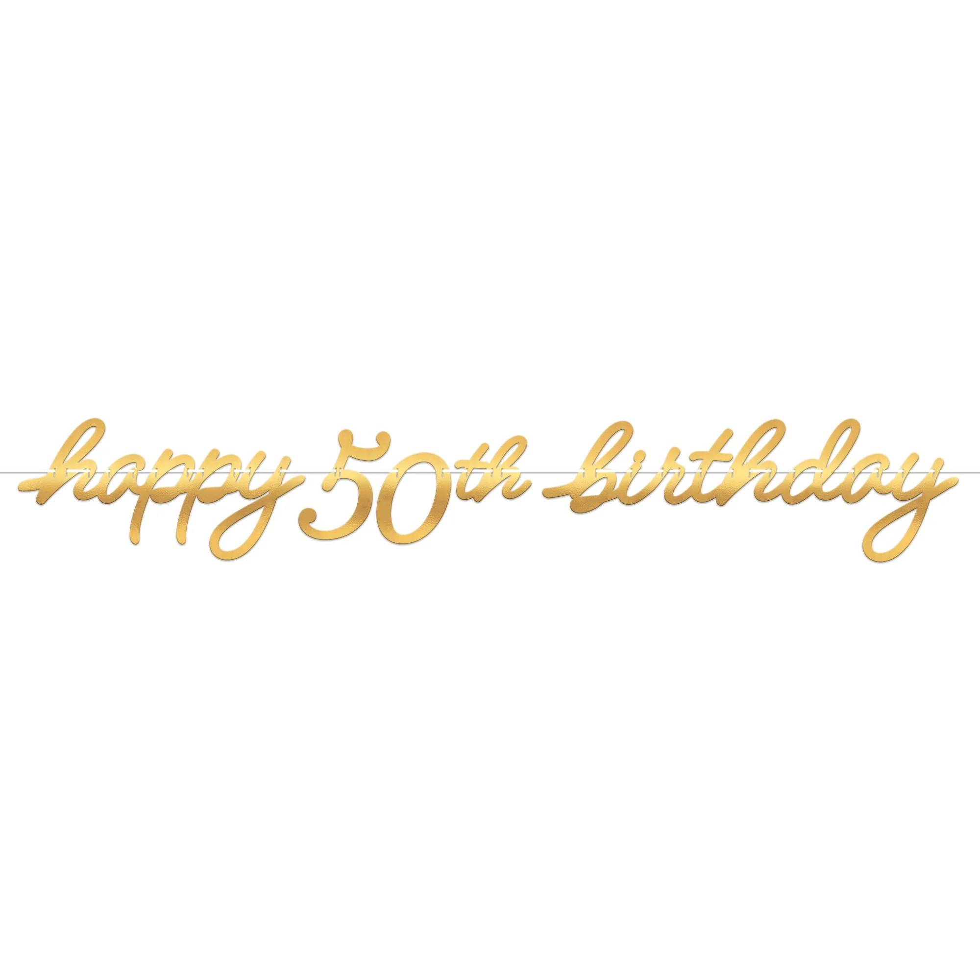 Happy Birthday Party Foil Banners