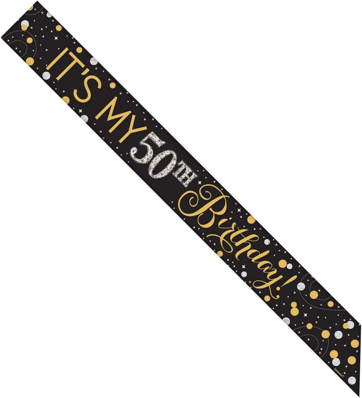 Sparkling '50' Celebration Sash