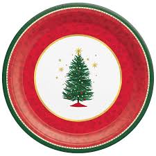Xmas Tree 8ct 11inch Plates