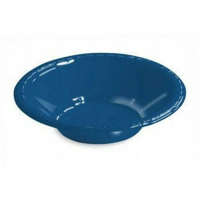Navy Blue Plastic Bowls