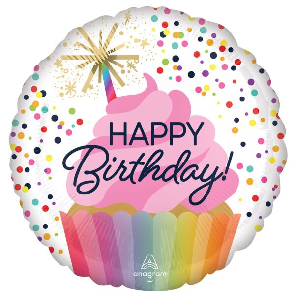 18" Confetti Sprinkle Birthday Balloon