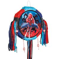 Spiderman Party Pinata Pull String 18 x 18 in
