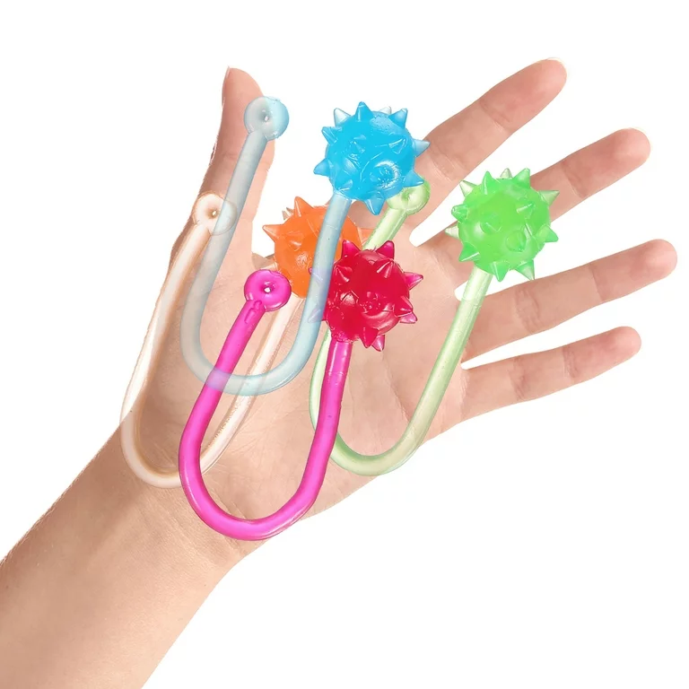 Sticky ball game rings