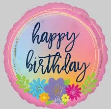 18 inch Foil Balloon Happy Birthday